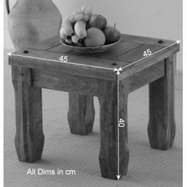 Odkládací stolek Devi z mangového dřeva